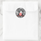 Hondenstickers Ronde Sticker (Tas)