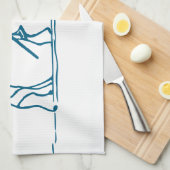 Hondenstok Figuur Keuken Handdoek (Quarter Fold)
