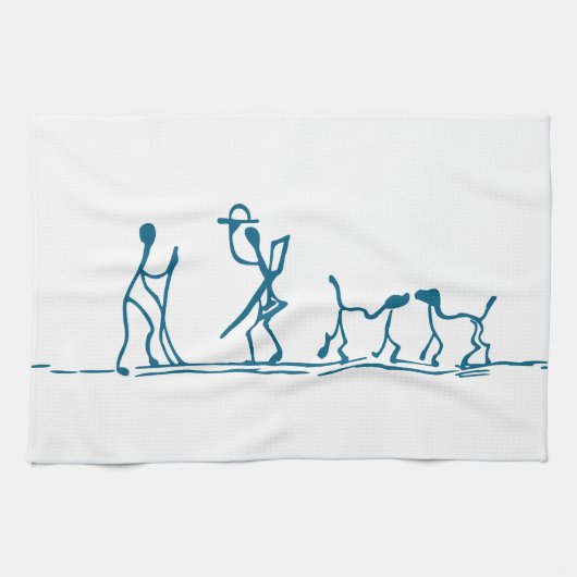 Hondenstok Figuur Keuken Handdoek (Horizontaal)