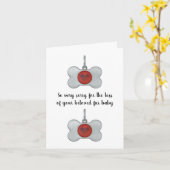 hondensympathiekaart van dalDesignNZ Kaart (Gele Bloem)