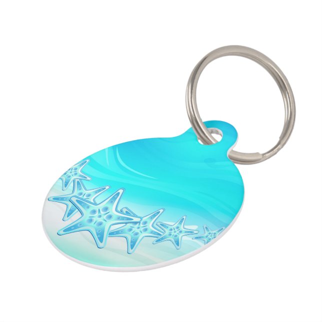 Hondentag Zeester Huisdierpenning (Zijkant)