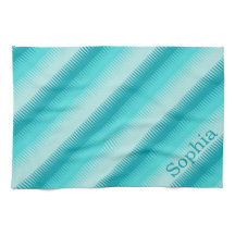 Hondentand aqua turquoise blauwgroen patroon aange