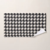Hondentand Zwart Wit Patroon Handdoek (Handdoek)