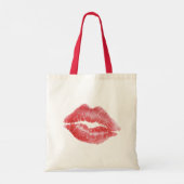 Hondentas Fabulous Rode Lippen Tote Bag (Achterkant)