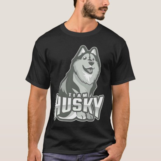 Hondenteam Husky T-shirt (Voorkant)
