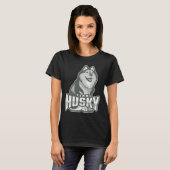Hondenteam Husky T-shirt (Voorkant volledig)