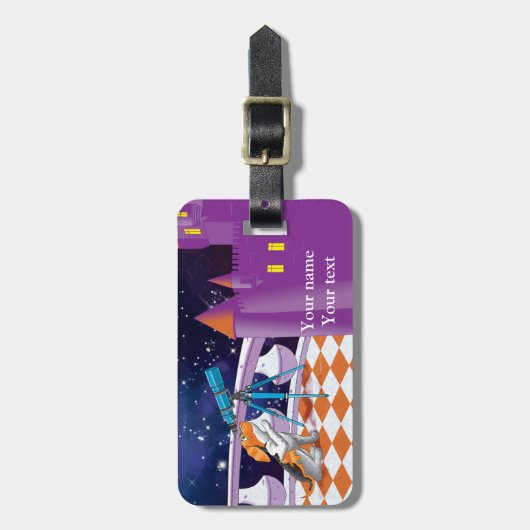 hondentelescoop bagagelabel (Voorkant verticaal)