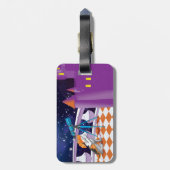 hondentelescoop bagagelabel (Achterkant verticaal)