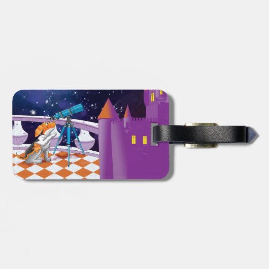 hondentelescoop bagagelabel (Achterkant horizontaal)