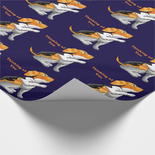 hondentelescoop cadeaupapier (Hoek)