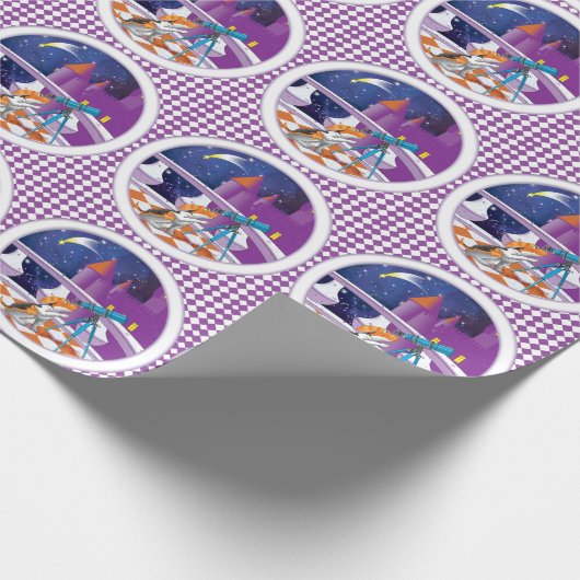 hondentelescoop cadeaupapier (Hoek)