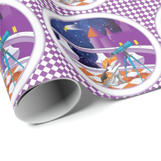 hondentelescoop cadeaupapier (Rol Hoek)