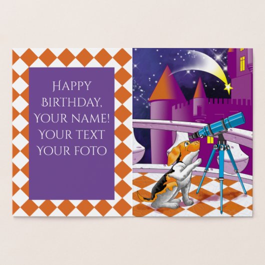 hondentelescoop folie kaarten (Binnen)