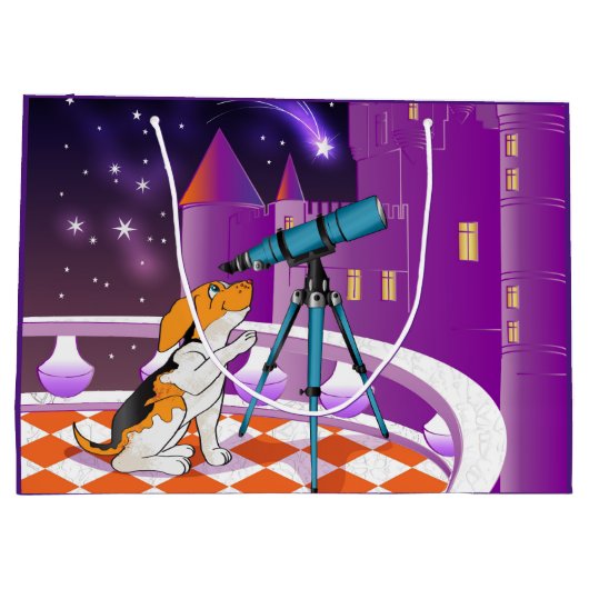 hondentelescoop groot cadeauzakje (Achterkant)