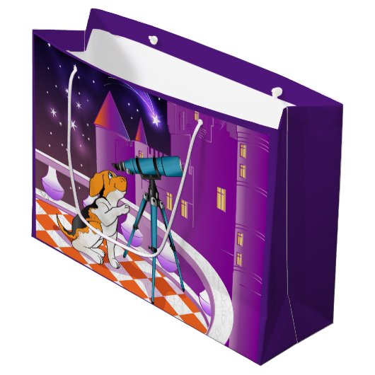 hondentelescoop groot cadeauzakje (Voorkant Gekanteld)