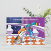 hondentelescoop kaart (Staand voorkant)