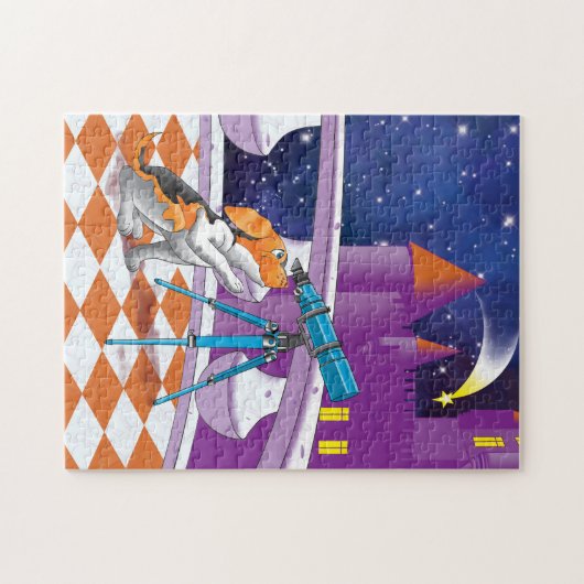 hondentelescoop legpuzzel (Horizontaal)