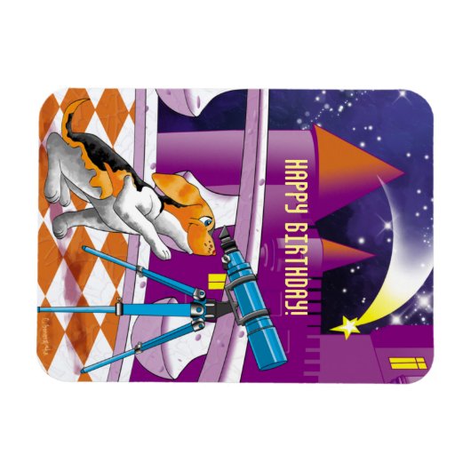 hondentelescoop magneet (Horizontaal)