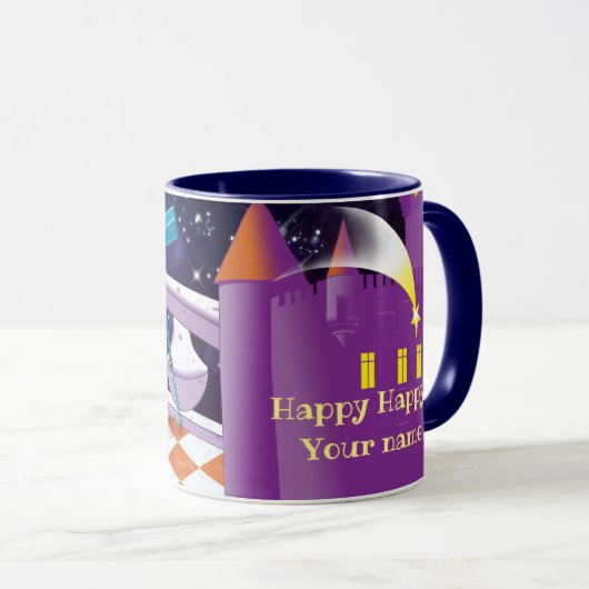 hondentelescoop mok (Voorkant rechts)