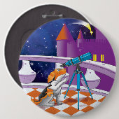 hondentelescoop ronde button 6,0 cm (Voorkant /achterkant)