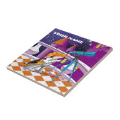 hondentelescoop tegeltje (Zijkant)