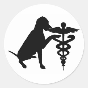 HONDENTHERAPIE ZIEKENHUIS RONDE STICKER