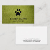 Hondentrainer | Dierendiensten Visitekaartje (Voorkant / Achterkant)