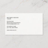 hondentrainer | dierengedrag visitekaartje (Achterkant)