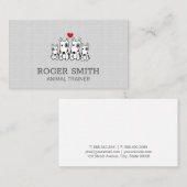 Hondentrainer | Dierenservices | Hondensitter Visitekaartje (Voorkant / Achterkant)