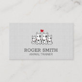 Hondentrainer | Dierenservices | Hondensitter Visitekaartje (Voorkant)