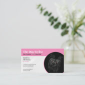 Hondentrainer | Dog Stylist Visitekaartje (Staand voorkant)