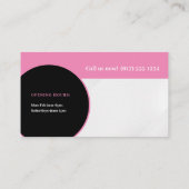 Hondentrainer | Dog Stylist Visitekaartje (Achterkant)