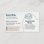 Hondentrainer - Happy Dog Visitekaartje (Achterkant)