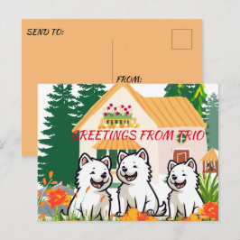 Hondentrainer Happy Puppies Garden Party Briefkaar Briefkaart