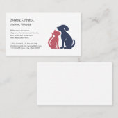 hondentrainer | oppas | dierenasiel visitekaartje (Voorkant / Achterkant)