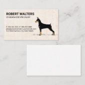 hondentrainer | oppas | gedragsspecialist visitekaartje (Voorkant / Achterkant)