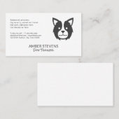 hondentrainer | oppas | Hondenpictogram Visitekaartje (Voorkant / Achterkant)