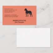 hondentrainer | oppas | Hondenpictogram Visitekaartje (Voorkant / Achterkant)