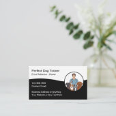 Hondentrainer Visitekaartjes Modern (Staand voorkant)