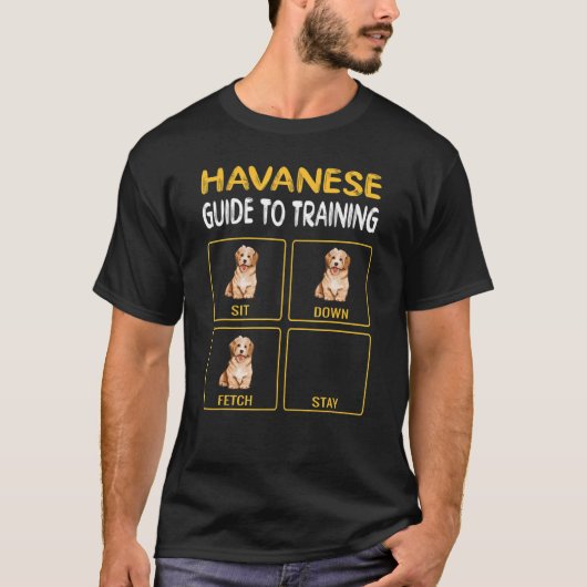 Hondentraining Bichon Havanais T-shirt (Voorkant)