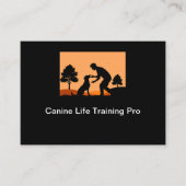 Hondentraining Eenvoudige Visitekaartjes (Voorkant)
