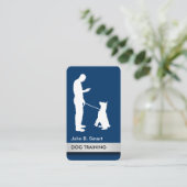 Hondentraining en gehoorzaamheid Visitekaartjes (Staand voorkant)