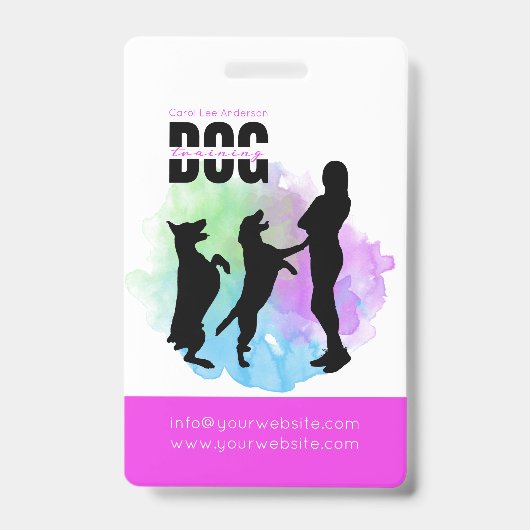 Hondentraining / Hondentrainer Badge (Voorkant)