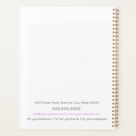 Hondentraining / Hondentrainer Planner (Achterkant)