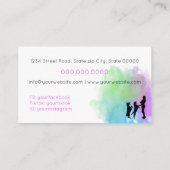 Hondentraining / Hondentrainer Visitekaartje (Achterkant)