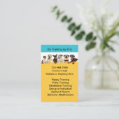 Hondentraining Klassen & Diensten Visitekaartje (Staand voorkant)