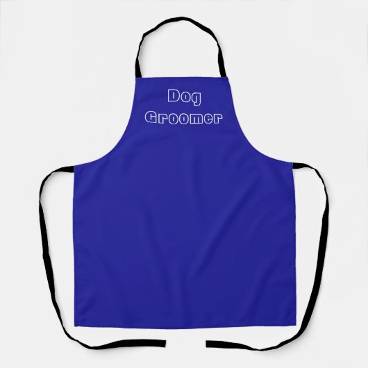 Hondentrimmer Dierenarts Eigenaar Schort (Voorkant)