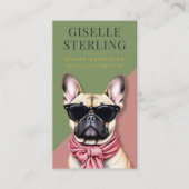 Hondentrimmer Luxe verwennde puppy Visitekaartje (Voorkant)