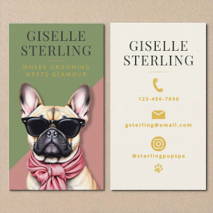 Hondentrimmer Luxe verwennde puppy Visitekaartje