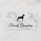 Hondentrimmer schaar visitekaartje (Voorkant)